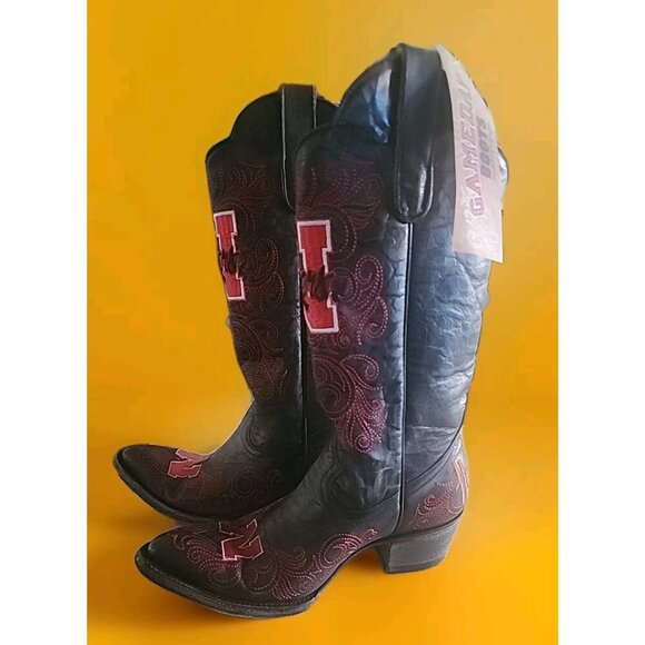 Gameday Women's Western Boot University of Nebraska Cornhuskers Sz 5.5 B NEW NWT - Picture 1 of 8